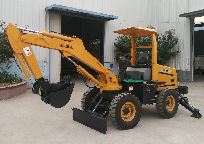 小型轮式挖掘机 小型轮式挖掘机